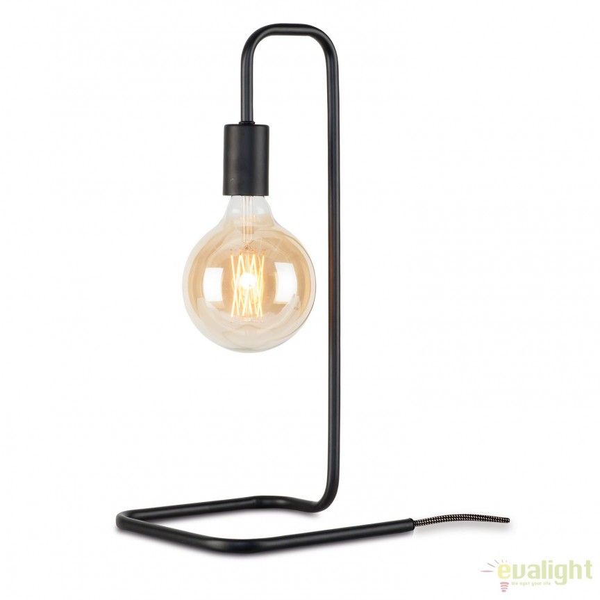 Lampa de masa design modern London negru LONDON/T/B, Candelabre si Lustre moderne elegante⭐ modele clasice de lux pentru living, bucatarie si dormitor.✅ DeSiGn actual Top 2020!❤️Promotii lampi❗ ➽ www.evalight.ro. Oferte corpuri de iluminat suspendate pt camere de interior (înalte), suspensii (lungi) de tip lustre si candelabre, pendule decorative stil modern, clasic, rustic, baroc, scandinav, retro sau vintage, aplicate pe perete sau de tavan, cu cristale, abajur din material textil, lemn, metal, sticla, bec Edison sau LED, ieftine de calitate deosebita la cel mai bun pret. a