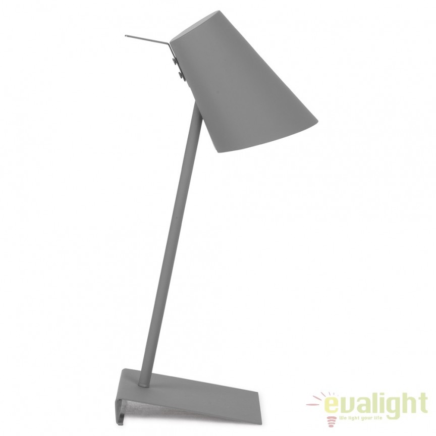 Lampa de masa moderna din metal cauciucat CARDIFF gri CARDIFF/T/DG, Candelabre si Lustre moderne elegante⭐ modele clasice de lux pentru living, bucatarie si dormitor.✅ DeSiGn actual Top 2020!❤️Promotii lampi❗ ➽ www.evalight.ro. Oferte corpuri de iluminat suspendate pt camere de interior (înalte), suspensii (lungi) de tip lustre si candelabre, pendule decorative stil modern, clasic, rustic, baroc, scandinav, retro sau vintage, aplicate pe perete sau de tavan, cu cristale, abajur din material textil, lemn, metal, sticla, bec Edison sau LED, ieftine de calitate deosebita la cel mai bun pret. a