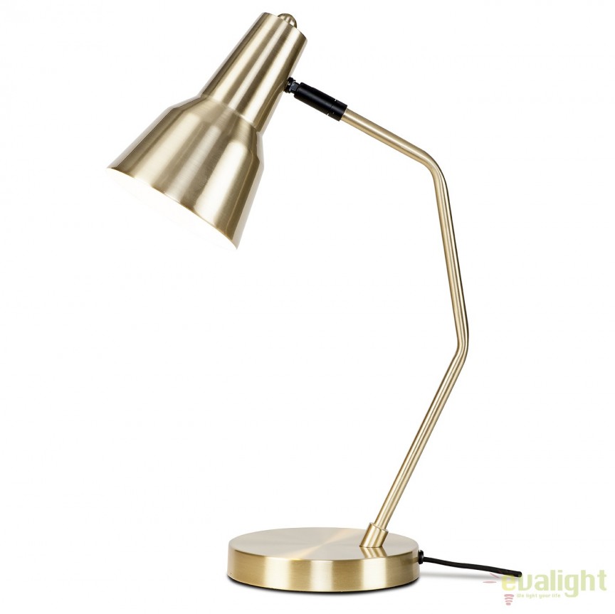 Lampa de masa moderna din metal VALENCIA auriu VALENCIA/T/GO, Candelabre si Lustre moderne elegante⭐ modele clasice de lux pentru living, bucatarie si dormitor.✅ DeSiGn actual Top 2020!❤️Promotii lampi❗ ➽ www.evalight.ro. Oferte corpuri de iluminat suspendate pt camere de interior (înalte), suspensii (lungi) de tip lustre si candelabre, pendule decorative stil modern, clasic, rustic, baroc, scandinav, retro sau vintage, aplicate pe perete sau de tavan, cu cristale, abajur din material textil, lemn, metal, sticla, bec Edison sau LED, ieftine de calitate deosebita la cel mai bun pret. a