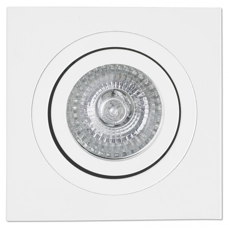 Rama spot directionabil, incastrabil, alb, dim. 9,2x9,2cm RADON-C, 43396  , Spoturi incastrate tavan / perete, LED⭐ modele moderne pentru baie, living, dormitor, bucatarie, hol.✅Design decorativ unic!❤️Promotii lampi❗ ➽ www.evalight.ro. Alege corpuri de iluminat interior de tip spot-uri incastrabile cu LED, cu lumina calda, alba rece sau neutra, montare in tavanul fals rigips, mobila, pardoseala, beton, ieftine de calitate la cel mai bun pret. a