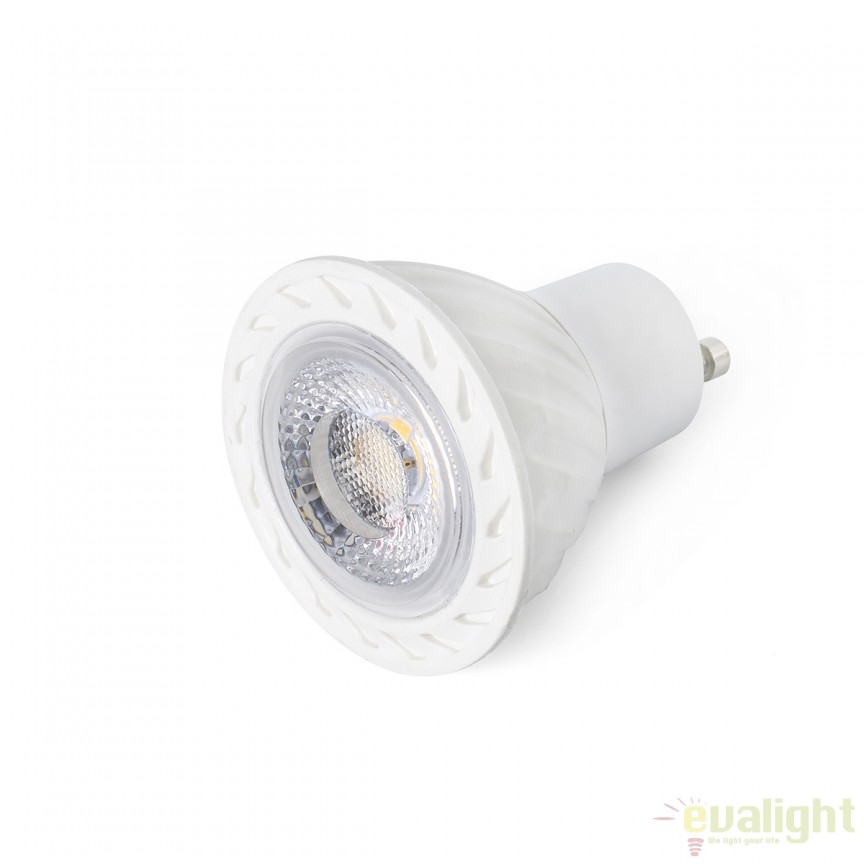 BEC LED GU10 8W 2700K 17320 , Becuri GU10 LED - Bec halogen soclu GU10 - dulie bec GU10⭐ modele becuri economice si halogen.✅Clasa eficienta energetica❗ ➽ www.evalight.ro. Alege temperatura de culoare potrivita a becurilor functie de tipul de iluminare: cu lumina calda, rece, naturala sau neutra. 
Becuri cu soclu (dulie) de tip GU10 cu LED dimabile cu lumina calda (3000K), lumina rece alba (6500K) si lumina neutra (4000K), lumina naturala, proiectoare si reflectoare cu spot-uri reglabile cu flux luminos directionabil, aplicate si incastrate pe tavan fals rigips (plafon), perete, lumeni, bec LED ECO echivalent 35W / 50W / 100W (Watt) tensinea curentului electric este de 12V fata de 220V (Volti), durata mare de viata, becuri cu lumina puternica (luminozitate mare), ce consumă mai putina energie electrica, rezistente la caldura si la apa, cu garantie cel mai bun pret❗ a