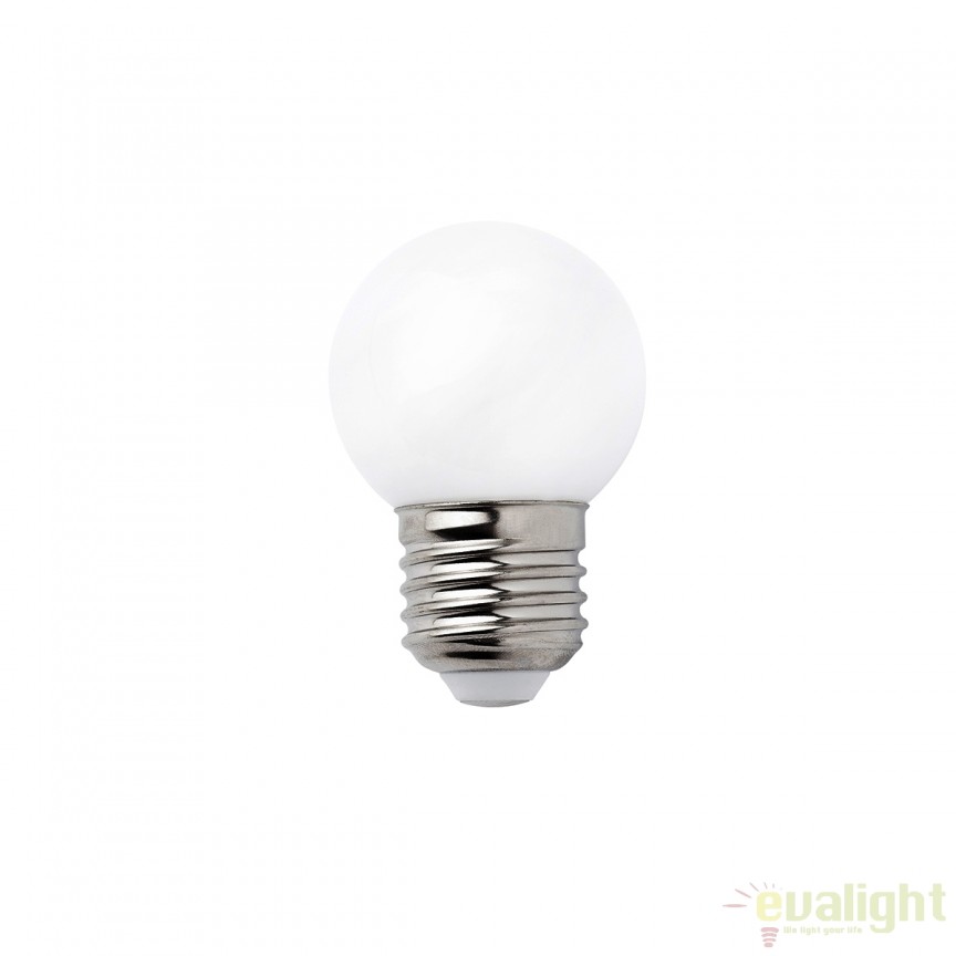 Bec LED E27 G45 MATT 4W 2700K 17462 , Becuri LED E27 - Bec soclu E27 - dulie bec E27⭐ modele becuri economice LED si clasice cu filament Edison style, decorative vintage.✅Clasa eficienta energetica❗ ➽ www.evalight.ro. Alege temperatura de culoare potrivita a becurilor functie de tipul de iluminare: cu lumina calda, rece, naturala sau neutra. 
Becuri cu soclu (dulie) de tip E27, surse de iluminat inteligente: cu senzor de miscare (telecomanda), (solare) cu consum redus de energie, surse incandescente cu dulie si soclu normale (ceramica, sticla, plastic, aluminiu), LED dimabile cu lumina calda (3000K), lumina rece alba (6500K) si lumina neutra (4000K), lumina naturala, flux luminos cu lumeni, bec LED echivalent 40W / 60W / 100W  tensinea curentului electric este de 12V fata de 220V (Volti) si durata mare de viata, becuri cu lumina puternica stralucitoare, colorate si multicolore, cu forma de lumanare, glob mare sau mic, rezistente la caldura si la apa, ce se aprinde instant la trecerea curentului electric, cu garantie cel mai bun pret❗ a