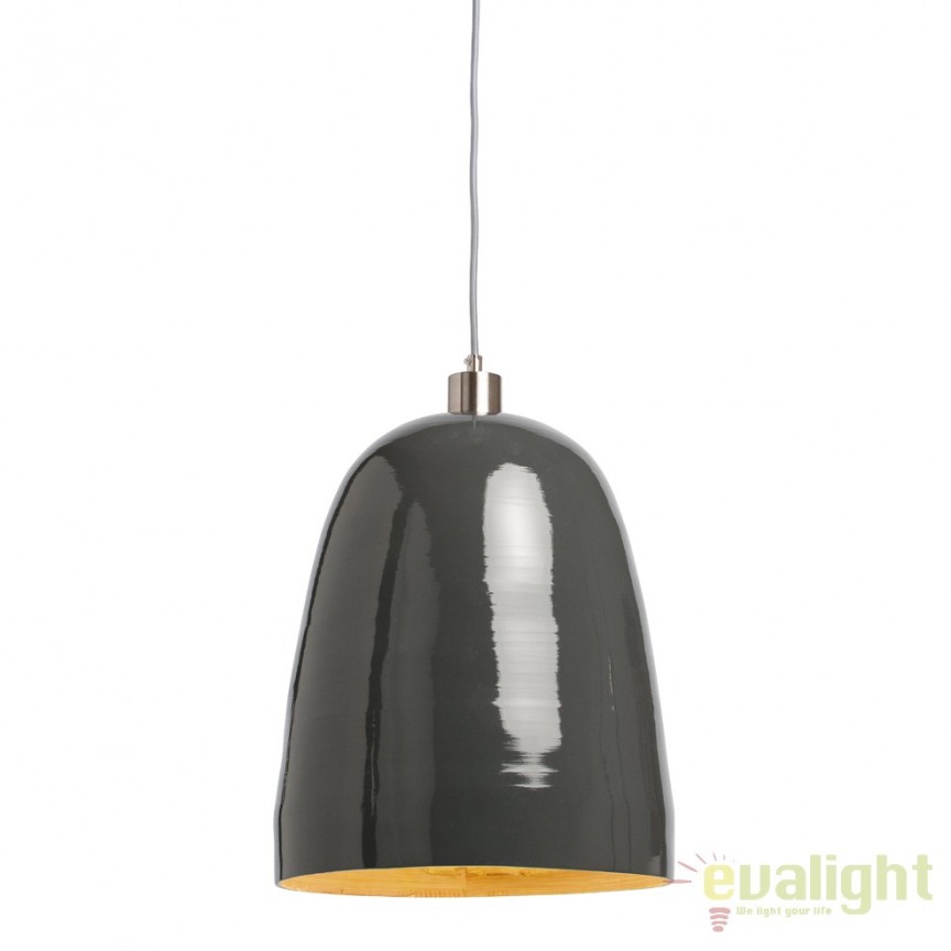 Lustra/ Pendul elegant cu abajur din bambus Saigon gri SAIGON/H/DG, Promotii lustre, reduceri⭐ corpuri de iluminat, mobila si decoratiuni de interior si exterior.⭕Oferte Pret redus online ➽ www.evalight.ro❗ a