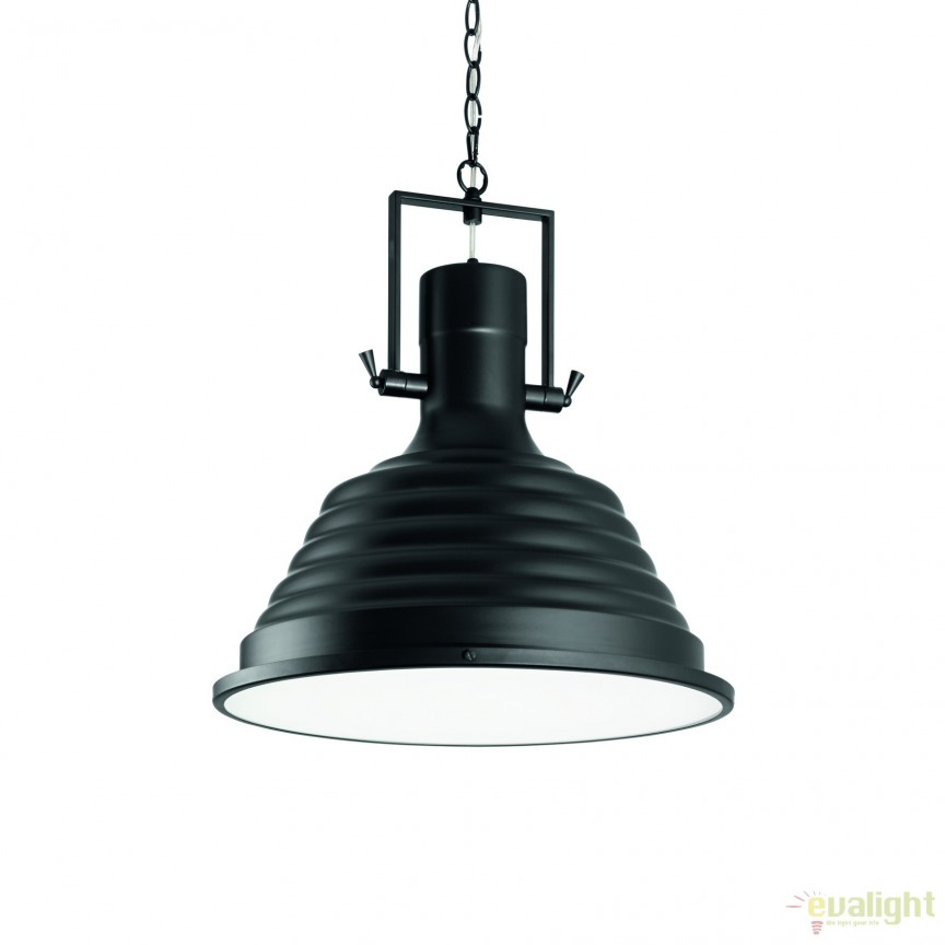 Pendul design Industrial Style FISHERMAN SP1 negru 125831, NOU❗ Lustre VINTAGE, RETRO, INDUSTRIA Style⭐cele mai iubite❤️ corpuri de iluminat decorative moderne.✅Design antichizat unic!❤️Promotii lampi❗ ➽ www.evalight.ro. Alege candelabre elegante de lux pentru camere interior (bucatarie, dormitor si living) decorate in stil vintage sau retro, modele de calitate deosebita la cel mai bun pret. a