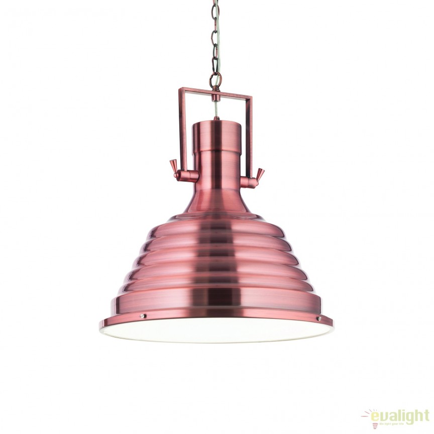 Pendul design Industrial Style FISHERMAN SP1 cupru 134871, Promotii lustre, reduceri⭐ corpuri de iluminat, mobila si decoratiuni de interior si exterior.⭕Oferte Pret redus online ➽ www.evalight.ro❗ a