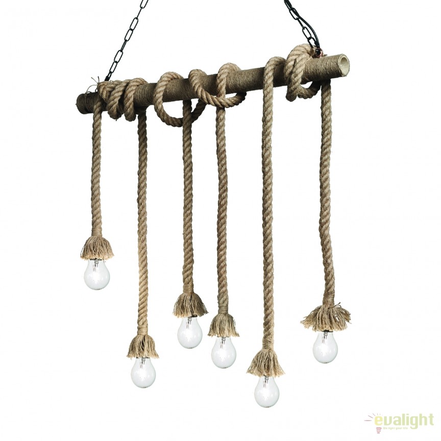 Lustra design rustic CANAPA SP6 134826, Corpuri de iluminat rustice⭐ modele din lemn sau fier forjat pentru iluminat interior în stil rustic.✅Design decorativ vintage!❤️Promotii lampi❗ ➽www.evalight.ro. Alege lustre suspendate si candelabre decorate în stil rustic traditional, aplice si plafoniere aplicate de tavan sau perete, pt foisoare si terase casa, ieftine si de lux, calitate la cel mai bun pret.


 a