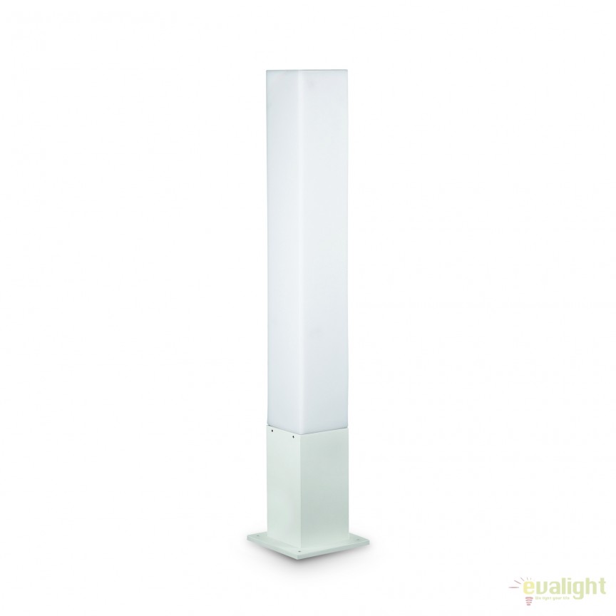 Stalp modern de exterior cu protectie IP44 EDO OUTDOOR PT1 SQUARE alb 142999, Promotii lustre, reduceri⭐ corpuri de iluminat, mobila si decoratiuni de interior si exterior.⭕Oferte Pret redus online ➽ www.evalight.ro❗ a