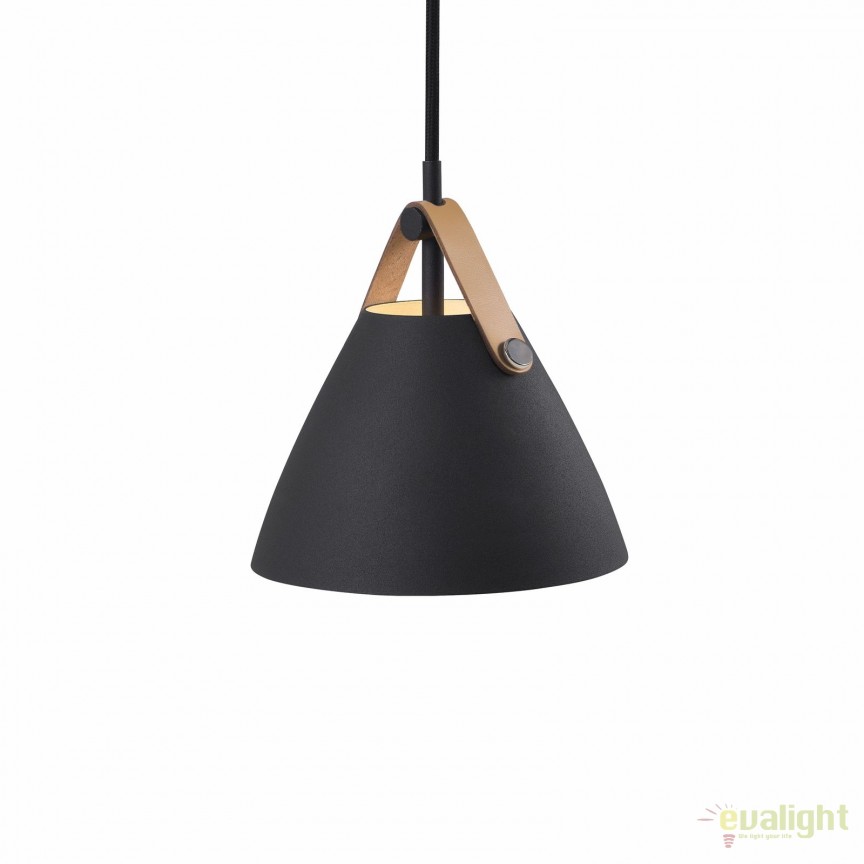 Pendul design nordic STRAP 16 negru 84303003 DFTP, Candelabre si Lustre moderne elegante⭐ modele clasice de lux pentru living, bucatarie si dormitor.✅ DeSiGn actual Top 2020!❤️Promotii lampi❗ ➽ www.evalight.ro. Oferte corpuri de iluminat suspendate pt camere de interior (înalte), suspensii (lungi) de tip lustre si candelabre, pendule decorative stil modern, clasic, rustic, baroc, scandinav, retro sau vintage, aplicate pe perete sau de tavan, cu cristale, abajur din material textil, lemn, metal, sticla, bec Edison sau LED, ieftine de calitate deosebita la cel mai bun pret. a