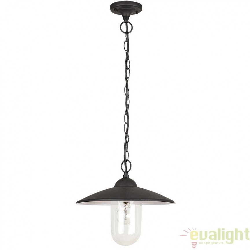 Lustra, Pendul de exterior, finisaj negru mat, IP44 Vigo 8687 RX, Lustre, Pendule suspendate de exterior⭐ modele rustice clasice tip felinar pentru terasa casa foisoare.✅Design decorativ!❤️Promotii lampi❗ ➽www.evalight.ro. Alege oferte la corpuri de iluminat exterior de tip suspensii pt perete si tavan, modele ornamentale moderne si traditionale cu aspect retro sau vintage, industrial din metal si lemn cu becuri LED, ieftine si de lux, calitate deosebita la cel mai bun pret. a