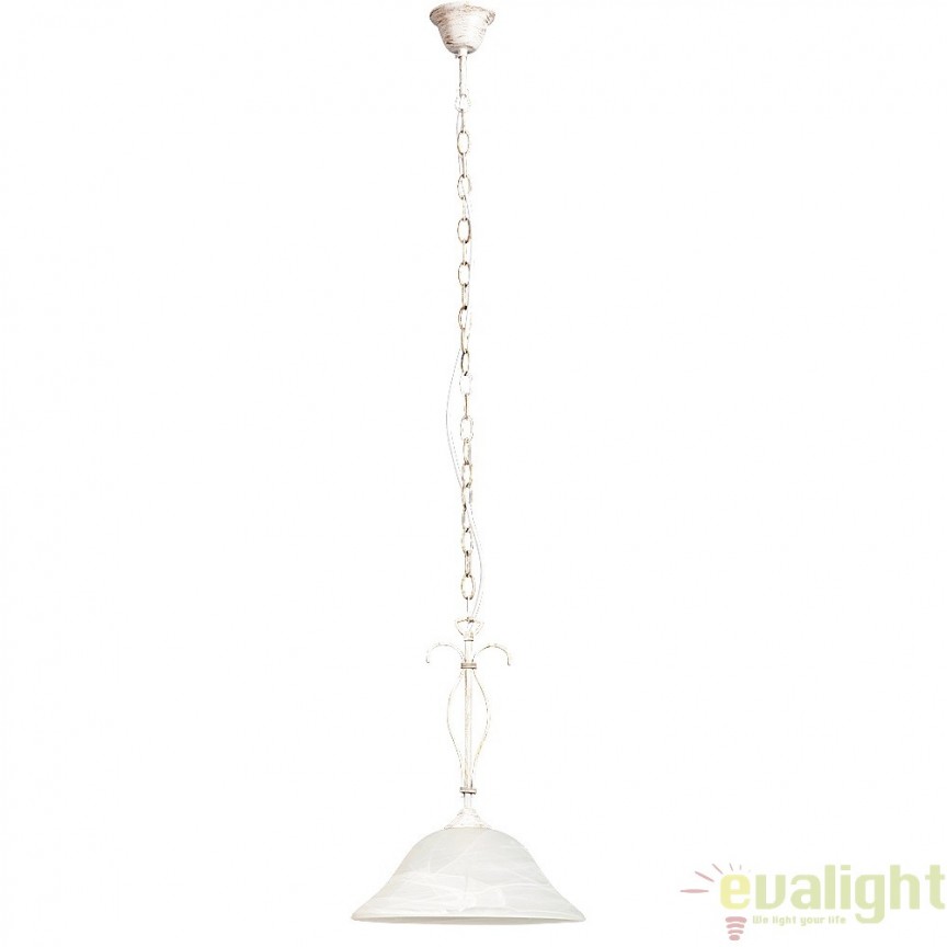 Pendul, Lustra design VINTAGE, finisaj alb antic, diametru 30,5cm, Katherine 7188 RX, Candelabre clasice / Lustre si Pendule⭐ modele elegante de lux pentru iluminat living, dormitor, bucatarie.✅DeSiGn decorativ unic!❤️Promotii❗ Lustre clasice ➽ www.evalight.ro. Alege oferte la colectii NOI de corpuri de iluminat pt interior în stil clasic, industrial, retro sau vintage, lampi suspendate deosebite de tip suspensii, decorate cu margele cu cristal, abajur textil, de sticla, becuri normale tip lumanare cu filament sau LED, ieftine de calitate la cel mai bun pret. a