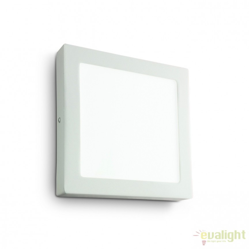 Aplica LED dim. 17x17cm, UNIVERSAL AP1 12W SQUARE BIANCO 138633, Corpuri de iluminat interior LED⭐ modele lustre interior LED pentru living, dormitor, bucatarie, baie.✅DeSiGn decorativ de lux!❤️Promotii lampi LED❗ ➽www.evalight.ro. Alege Corpuri de iluminat interior LED elegante in stil modern, suspendate sau aplicate de tavan si perete, ieftine de calitate deosebita la cel mai bun pret. a