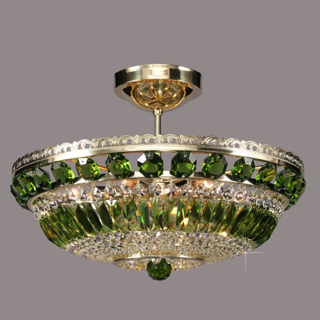 Lustra Cristal Bohemia L15 365/06/6 olivine, Lustre cristal si Corpuri de iluminat suspendate⭐ modele de lux elegante din cristal Stil Exclusive.✅Design Premium Top❗ ➽ www.evalight.ro.  a