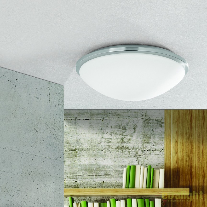 Plafoniera LED pentru baie IP44 Glanto 37cm NU 9-391/38 satin OR, Plafoniere pentru baie, LED⭐ lustre moderne de tavan, spoturi incastrate pentru iluminat baie.✅DeSiGn de lux decorativ unic!❤️Promotii lampi❗ ➽ www.evalight.ro. Alege oferte corpuri de iluminat baie pt interior de tip plafon, spoturi LED incastrabile sau aplicate de perete (tavan fals rigips, oglinda), cu led-uri si lumini puternice, rotunde si patrate, rezistente la apa (umiditate), ieftine de calitate deosebita la cel mai bun pret.
 a