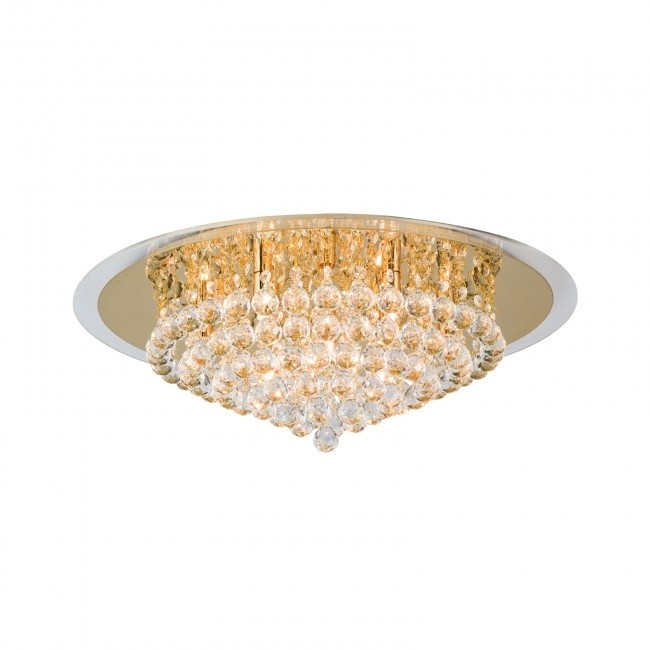 Plafoniera eleganta cristal K9 diam. 62cm Gloria DLU 2378/9/62 gold OR, Corpuri de iluminat clasice⭐ modele lustre interior pentru living, dormitor, bucatarie, baie, hol.✅DeSiGn decorativ unic!❤️Promotii lampi❗ ➽www.evalight.ro. Alege Corpuri de iluminat interior elegante in stil clasic, suspendate sau aplicate de tavan si perete, decorate traditional, industrial, retro sau vintage, pt casa, ieftine si de lux, calitate deosebita la cel mai bun pret. 
 a