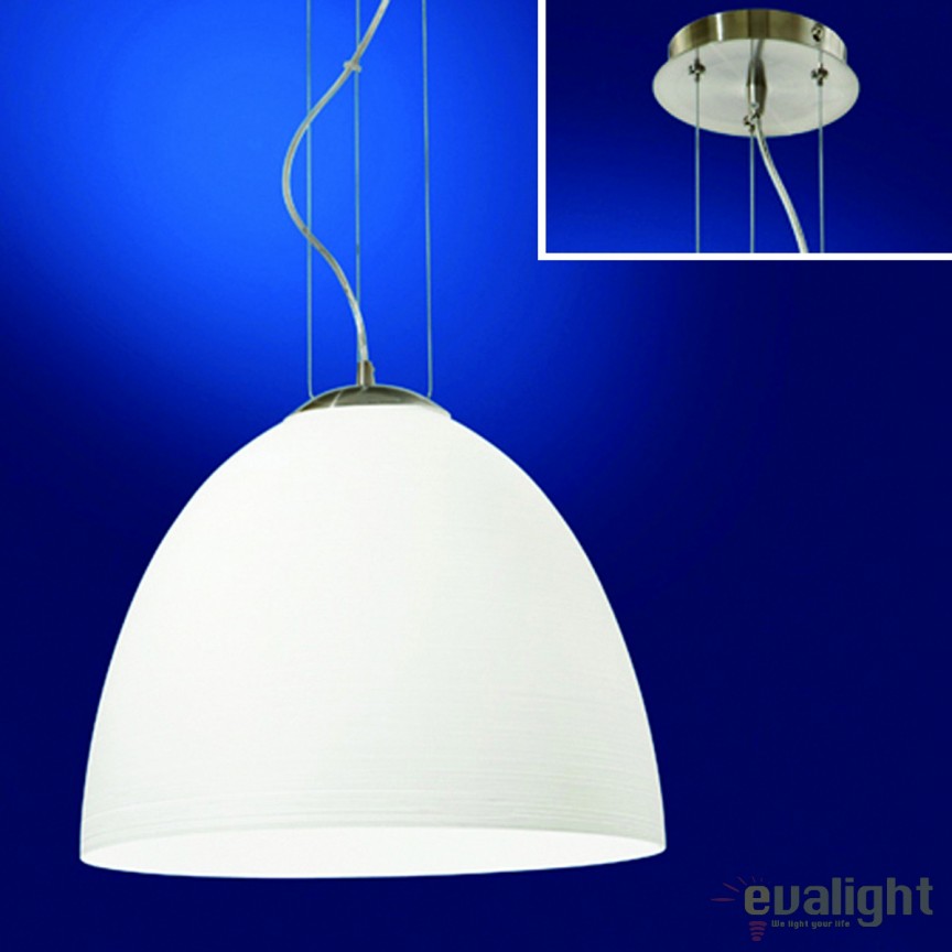 Pendul stil modern Cone HL 6-1544/1 satin/Dekor Alaska OR, Candelabre si Lustre moderne elegante⭐ modele clasice de lux pentru living, bucatarie si dormitor.✅ DeSiGn actual Top 2020!❤️Promotii lampi❗ ➽ www.evalight.ro. Oferte corpuri de iluminat suspendate pt camere de interior (înalte), suspensii (lungi) de tip lustre si candelabre, pendule decorative stil modern, clasic, rustic, baroc, scandinav, retro sau vintage, aplicate pe perete sau de tavan, cu cristale, abajur din material textil, lemn, metal, sticla, bec Edison sau LED, ieftine de calitate deosebita la cel mai bun pret. a