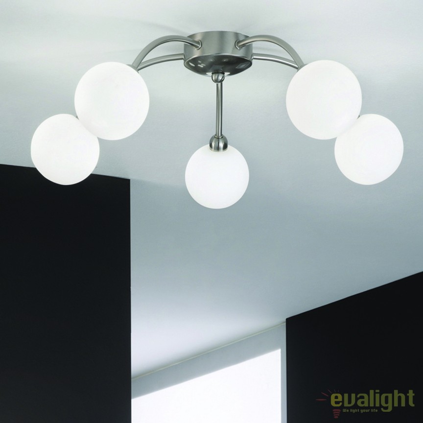 Lustra aplicata moderna Santi DL 7-573/5 satin OR, Candelabre si Lustre moderne elegante⭐ modele clasice de lux pentru living, bucatarie si dormitor.✅ DeSiGn actual Top 2020!❤️Promotii lampi❗ ➽ www.evalight.ro. Oferte corpuri de iluminat suspendate pt camere de interior (înalte), suspensii (lungi) de tip lustre si candelabre, pendule decorative stil modern, clasic, rustic, baroc, scandinav, retro sau vintage, aplicate pe perete sau de tavan, cu cristale, abajur din material textil, lemn, metal, sticla, bec Edison sau LED, ieftine de calitate deosebita la cel mai bun pret. a