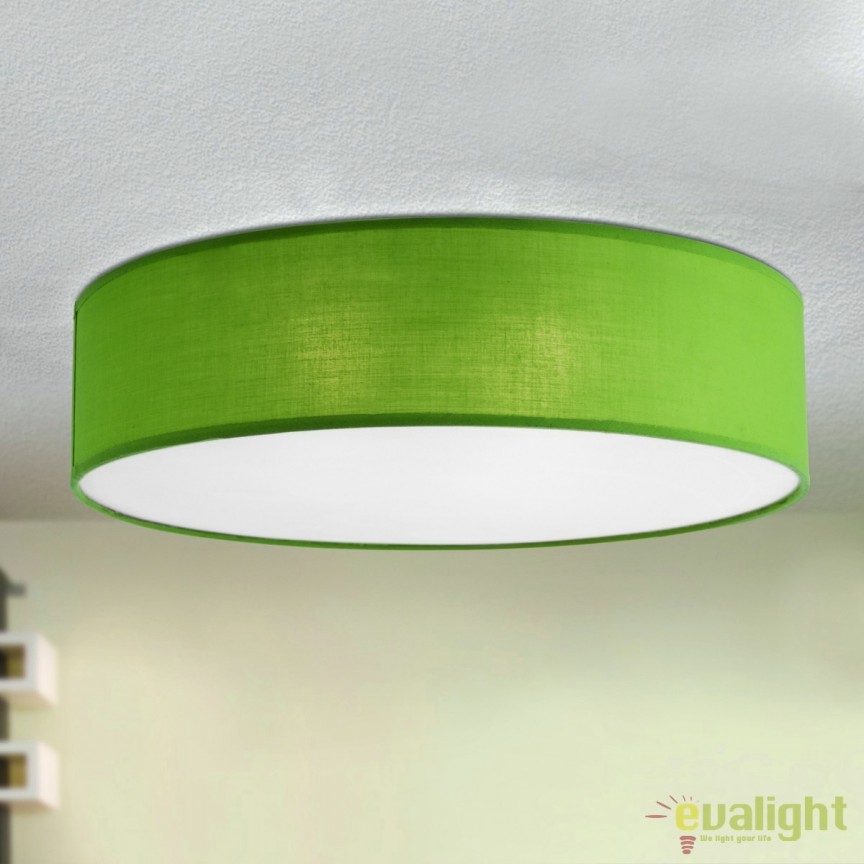 Plafoniera moderna diam. 40cm Seda verde DL 7-617/3 grun OR, Candelabre si Lustre moderne elegante⭐ modele clasice de lux pentru living, bucatarie si dormitor.✅ DeSiGn actual Top 2020!❤️Promotii lampi❗ ➽ www.evalight.ro. Oferte corpuri de iluminat suspendate pt camere de interior (înalte), suspensii (lungi) de tip lustre si candelabre, pendule decorative stil modern, clasic, rustic, baroc, scandinav, retro sau vintage, aplicate pe perete sau de tavan, cu cristale, abajur din material textil, lemn, metal, sticla, bec Edison sau LED, ieftine de calitate deosebita la cel mai bun pret. a