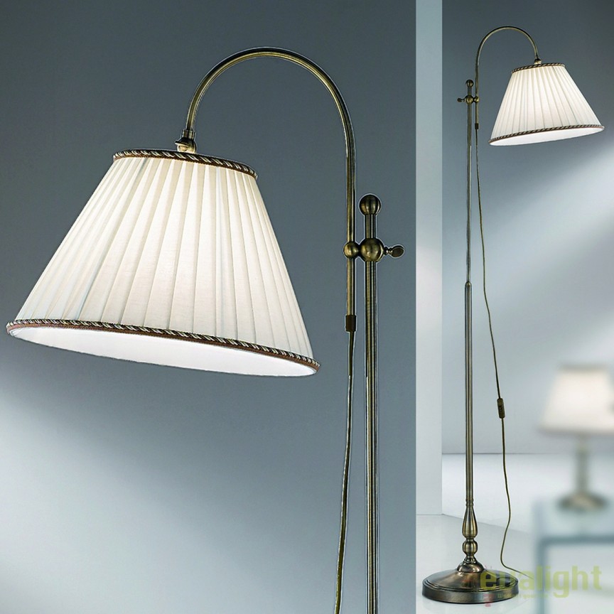 Lampadar / Lampa de podea stil clasic H183cm Tonia Stl 12-1101/1 Patina OR, Corpuri de iluminat clasice⭐ modele lustre interior pentru living, dormitor, bucatarie, baie, hol.✅DeSiGn decorativ unic!❤️Promotii lampi❗ ➽www.evalight.ro. Alege Corpuri de iluminat interior elegante in stil clasic, suspendate sau aplicate de tavan si perete, decorate traditional, industrial, retro sau vintage, pt casa, ieftine si de lux, calitate deosebita la cel mai bun pret. 
 a