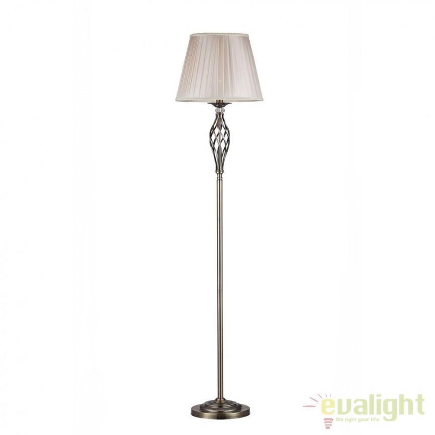 Lampadar elegant design clasic Grace bronz MYRC247-FL-01-R, Lampadare clasice de podea⭐ modele elegante pentru iluminat camera living dormitor.✅DeSiGn decorativ de lux unic!❤️Promotii lampi❗ ➽www.evalight.ro. Alege corpuri de iluminat interior pt podea cu abajur din material textil si sticla, cu picior inalt si trepied din lemn, brate metal, marmura, ceramica, becuri LED, ieftine de calitate deosebita la cel mai bun pret. a