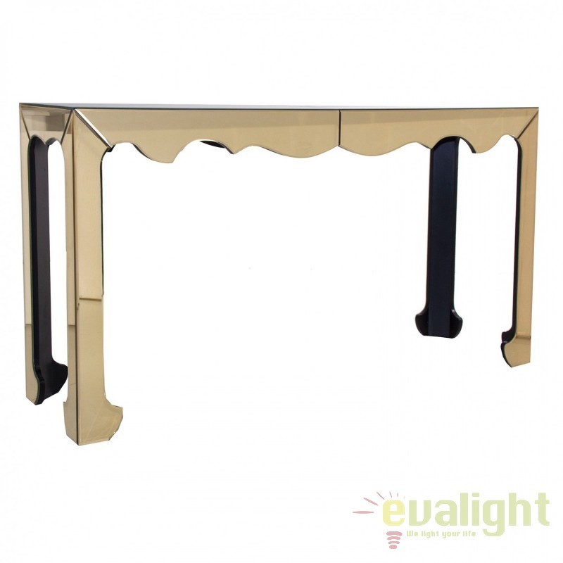 Consola art deco design lux placata cu sticla, Chaussy 23323 VH, Promotii lustre, reduceri⭐ corpuri de iluminat, mobila si decoratiuni de interior si exterior.⭕Oferte Pret redus online ➽ www.evalight.ro❗ a