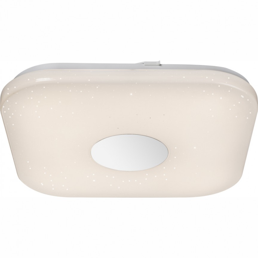  Plafoniera moderna cu iluminat LED, telecomanda, FELION 35x35cm, 41332 GL, Lustre LED cu telecomanda, dimabile⭐ modele moderne corpuri de iluminat LED cu telecomanda.✅Lampi DeSiGn LED decorativ❗ ➽www.evalight.ro a