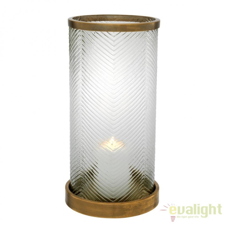 Suport lumanare design LUX Paloma L 110442 HZ, Obiecte decorative de lux⭐ accesorii moderne Vintage & Retro, decoratiuni interioare pentru casa, living, dormitor, bucatarie❗ www.evalight.ro.  a