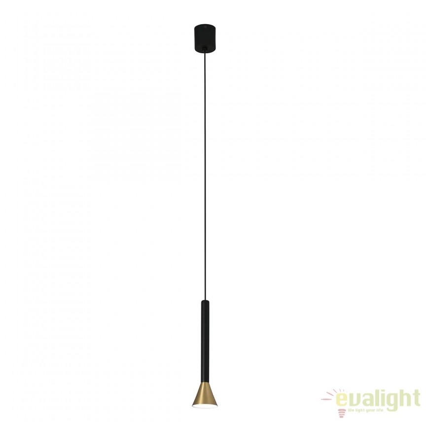 Pendul LED stil modern minimalist DANKA auriu 64223 , Promotii si Reduceri⭐ Oferte ✅Corpuri de iluminat ✅Lustre ✅Mobila ✅Decoratiuni de interior si exterior.⭕Pret redus online➜Lichidari de stoc❗ Magazin ➽ www.evalight.ro. a