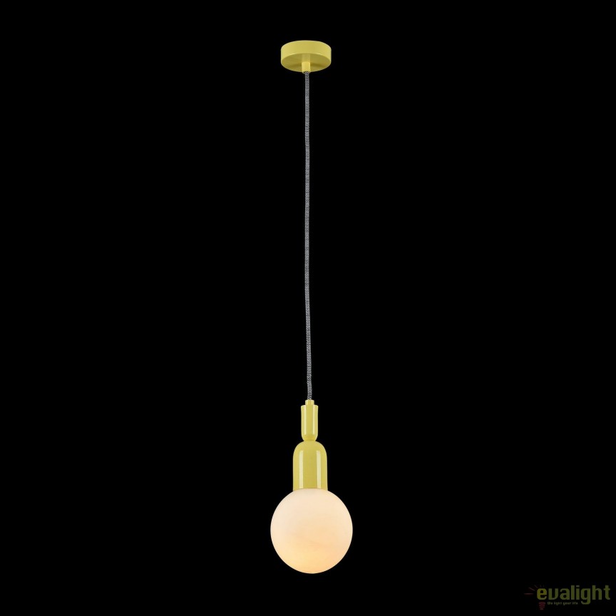 Pendul modern Ball, galben MYMOD267-PL-01-YW, Promotii lustre, reduceri⭐ corpuri de iluminat, mobila si decoratiuni de interior si exterior.⭕Oferte Pret redus online ➽ www.evalight.ro❗ a