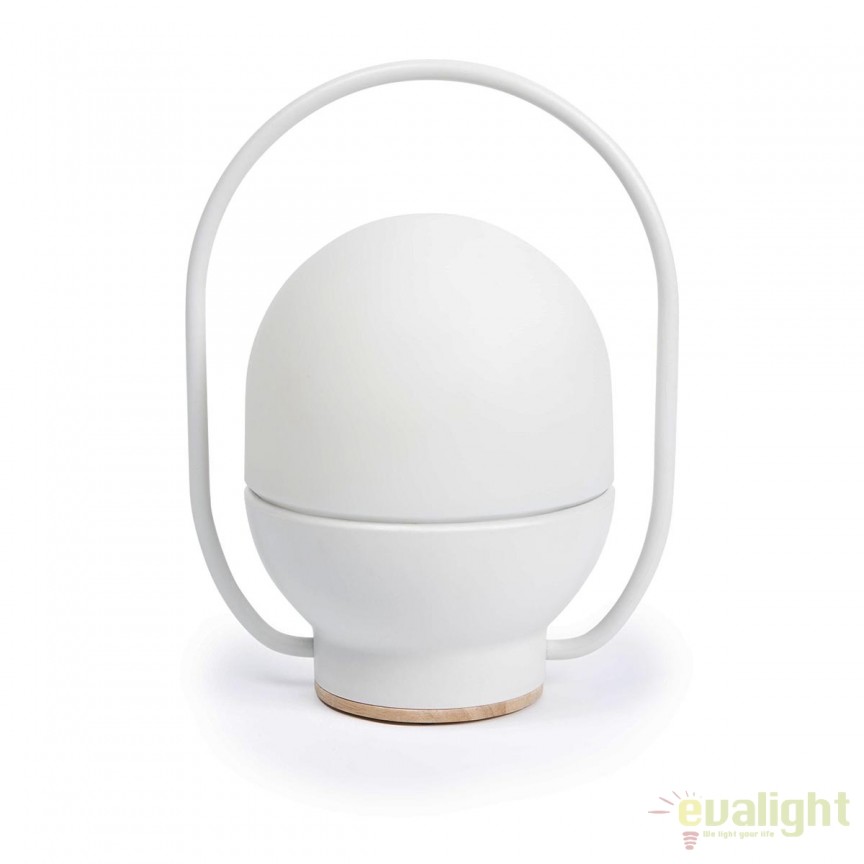 Lampa LED portabila design funny TAKE AWAY White 01015 , Veioze / Lampi cu LED, de masa & de birou⭐ modele elegante inalte pentru noptiere dormitor si living.✅DeSiGn decorativ de lux unic!❤️Promotii lampi LED❗ ➽www.evalight.ro. Alege corpuri de iluminat LED interior tip lampi cu picior inalt pt citit cu reader LED, de podea, aspect vintage deosebit cu cristal, abajur din material textil, sticla, lemn, metalic, ceramica cu flori, ieftine de calitate la cel mai bun pret. a