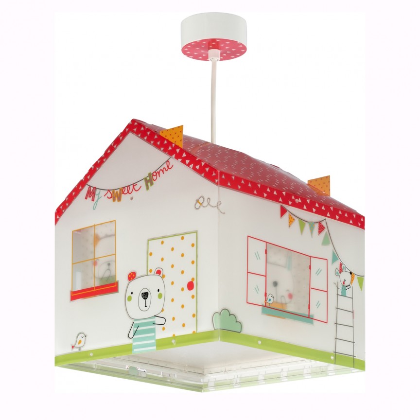 Lustra camera copii cu imagini imprimate, My Sweet Home 11672 DB, Lustre pentru copii, moderne⭐ lampi DISNEY colorate pentru iluminat camera copiilor (fete, baieti, bebe).✅DeSiGn LED decorativ unic!❤️Promotii❗ ➽www.evalight.ro. Alege corpuri de iluminat pentru copii de tip pendule & lustre suspendate si suspensii frumoase, aplice de perete, plafoniere tavan, veioze si lampi de veghe LED cu protectie pt dormitor copii, calitate deosebita la cel mai bun pret! a