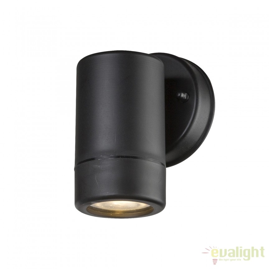 Aplica perete de exterior moderna COTOPA neagra 32005-1 GL, Corpuri de iluminat exterior⭐ modele rustice, clasice, moderne pentru gradina, terasa, curte si alei.✅Design decorativ unic!❤️Promotii lampi❗ ➽www.evalight.ro. a