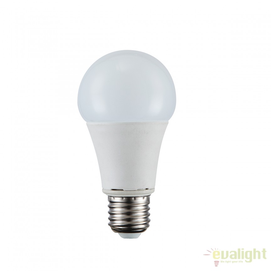 Bec LED E27 opal 9W 3000K 10625 GL, Becuri, LED⭐ modele becuri economice si puternice cu halogen, decorative vintage si clasice cu filament Edison style.✅Clasa eficienta energetica!❤️Promotii bec-uri❗ ➽ www.evalight.ro. Alege temperatura de culoare potrivita a becurilor functie de tipul de iluminat interior sau exterior: cu lumina calda, rece, naturala sau neutra. a