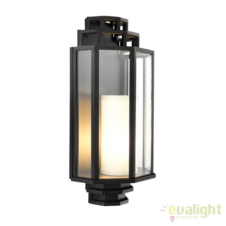 Aplica design LUX din metal finisaj negru Monticello 111900 HZ, Aplice rustice, lemn⭐ modele de perete pentru iluminat interior.✅Design decorativ în stil rustic!❤️Promotii lampi❗ ➽www.evalight.ro. Alege corpuri de iluminat rustice de tip aplica de perete sau tavan pentru casa, ieftine si de lux, calitate la cel mai bun pret. a