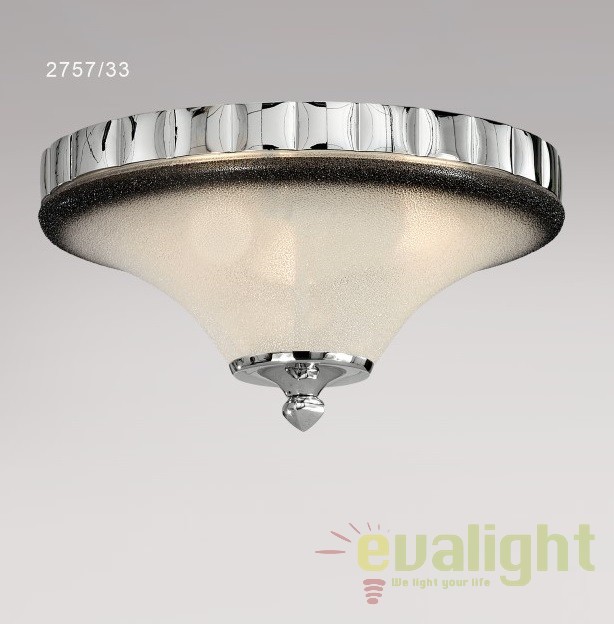 Plafoniera design LUX CEILING LAMP diametru 33cm 2757/33, Promotii lustre, reduceri⭐ corpuri de iluminat, mobila si decoratiuni de interior si exterior.⭕Oferte Pret redus online ➽ www.evalight.ro❗ a