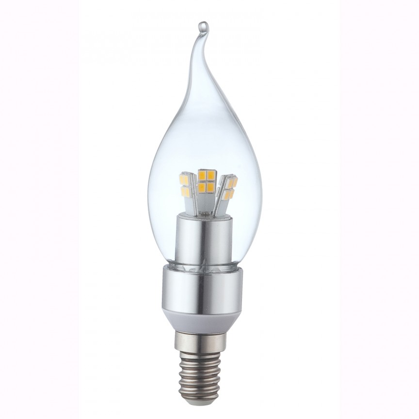 Bec CLASSIC Candle E14 LED 4Watt 3000K 10773 GL, Promotii lustre, reduceri⭐ corpuri de iluminat, mobila si decoratiuni de interior si exterior.⭕Oferte Pret redus online ➽ www.evalight.ro❗ a