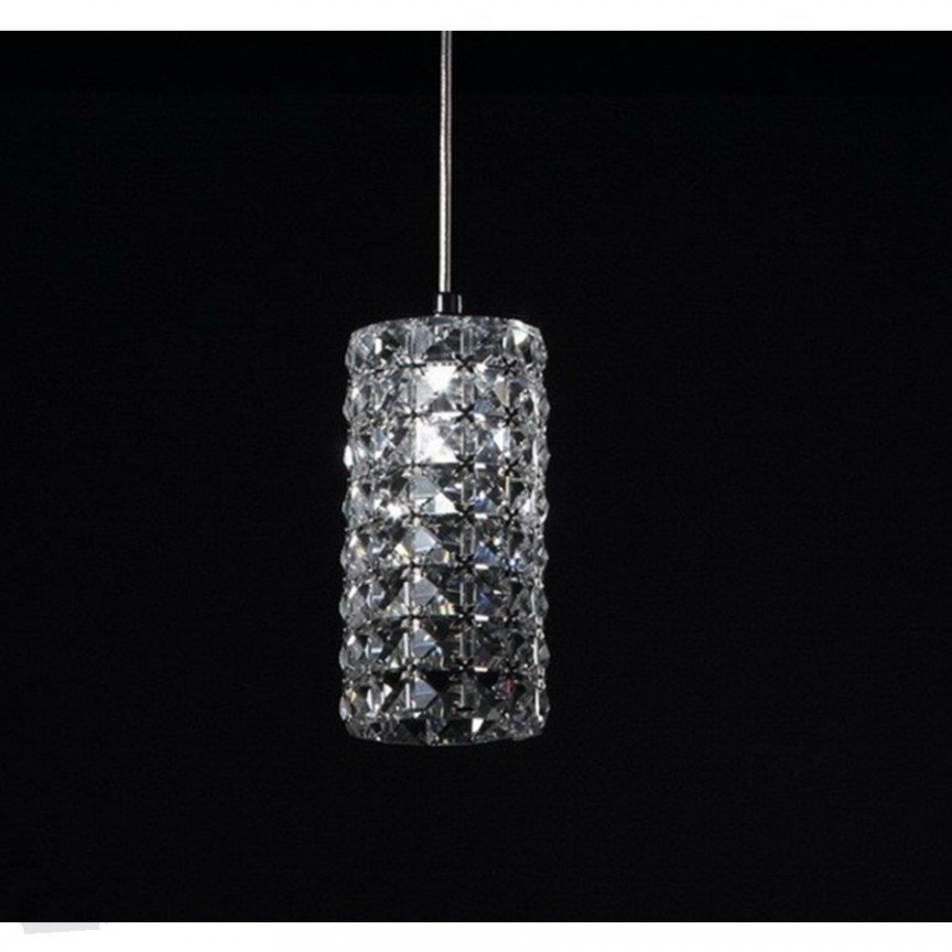 Pendul modern cu cristal K9, Souffle P0266-01A-F4AC ZL, Outlet ➜ Discount⭐ Oferte ✅Corpuri de iluminat ✅Lustre ✅Mobila ✅Decoratiuni de interior si exterior.⭕Pret redus online➜Lichidari de stoc❗ Magazin ➽ www.evalight.ro. a