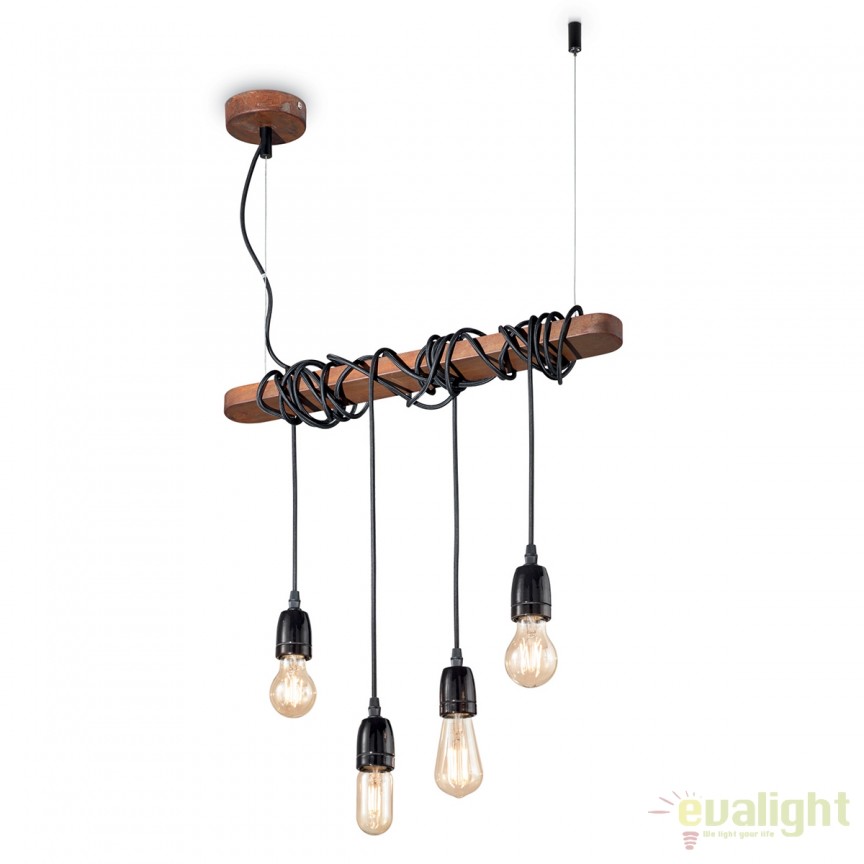 Lustra design industrial ELECTRIC SP4 176352, NOU❗ Lustre VINTAGE, RETRO, INDUSTRIA Style⭐cele mai iubite❤️ corpuri de iluminat decorative moderne.✅Design antichizat unic!❤️Promotii lampi❗ ➽ www.evalight.ro. Alege candelabre elegante de lux pentru camere interior (bucatarie, dormitor si living) decorate in stil vintage sau retro, modele de calitate deosebita la cel mai bun pret. a