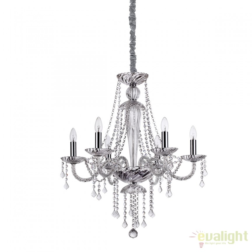 Candelabru design elegant AMADEUS SP6 168753, Candelabre clasice / Lustre si Pendule⭐ modele elegante de lux pentru iluminat living, dormitor, bucatarie.✅DeSiGn decorativ unic!❤️Promotii❗ Lustre clasice ➽ www.evalight.ro. Alege oferte la colectii NOI de corpuri de iluminat pt interior în stil clasic, industrial, retro sau vintage, lampi suspendate deosebite de tip suspensii, decorate cu margele cu cristal, abajur textil, de sticla, becuri normale tip lumanare cu filament sau LED, ieftine de calitate la cel mai bun pret. a