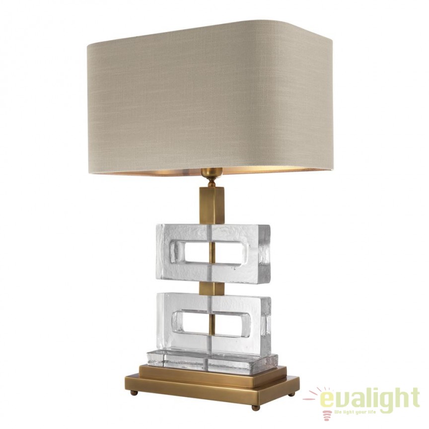 Veioza design LUX Umbria alama/ khaki 111581 HZ, Veioze clasice de masa⭐ modele elegante inalte potrivite pentru noptiere dormitor, living, birou.✅DeSiGn decorativ de lux unic!❤️Promotii lampi❗ ➽ www.evalight.ro. Alege oferte la colectile NOI de corpuri de iluminat interior tip veioze cu picior inalt pt citit cu reader LED, aspect vintage deosebit, abajur din material textil, cristal, sticla, lemn, metalic, ceramica cu flori, ieftine de calitate la cel mai bun pret. a