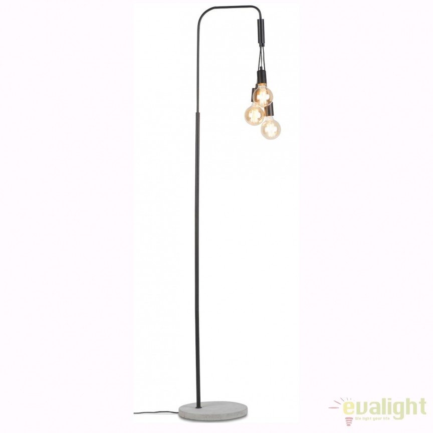 Lampadar modern cu 3 surse de lumina Oslo OSLO/F3/B, NOU❗ Lustre VINTAGE, RETRO, INDUSTRIA Style⭐cele mai iubite❤️ corpuri de iluminat decorative moderne.✅Design antichizat unic!❤️Promotii lampi❗ ➽ www.evalight.ro. Alege candelabre elegante de lux pentru camere interior (bucatarie, dormitor si living) decorate in stil vintage sau retro, modele de calitate deosebita la cel mai bun pret. a