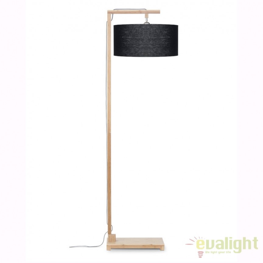 Lampadar modern cu baza din lemn de bambus, HIMALAYA negru HIMALAYA/F/4723/B, Candelabre si Lustre moderne elegante⭐ modele clasice de lux pentru living, bucatarie si dormitor.✅ DeSiGn actual Top 2020!❤️Promotii lampi❗ ➽ www.evalight.ro. Oferte corpuri de iluminat suspendate pt camere de interior (înalte), suspensii (lungi) de tip lustre si candelabre, pendule decorative stil modern, clasic, rustic, baroc, scandinav, retro sau vintage, aplicate pe perete sau de tavan, cu cristale, abajur din material textil, lemn, metal, sticla, bec Edison sau LED, ieftine de calitate deosebita la cel mai bun pret. a