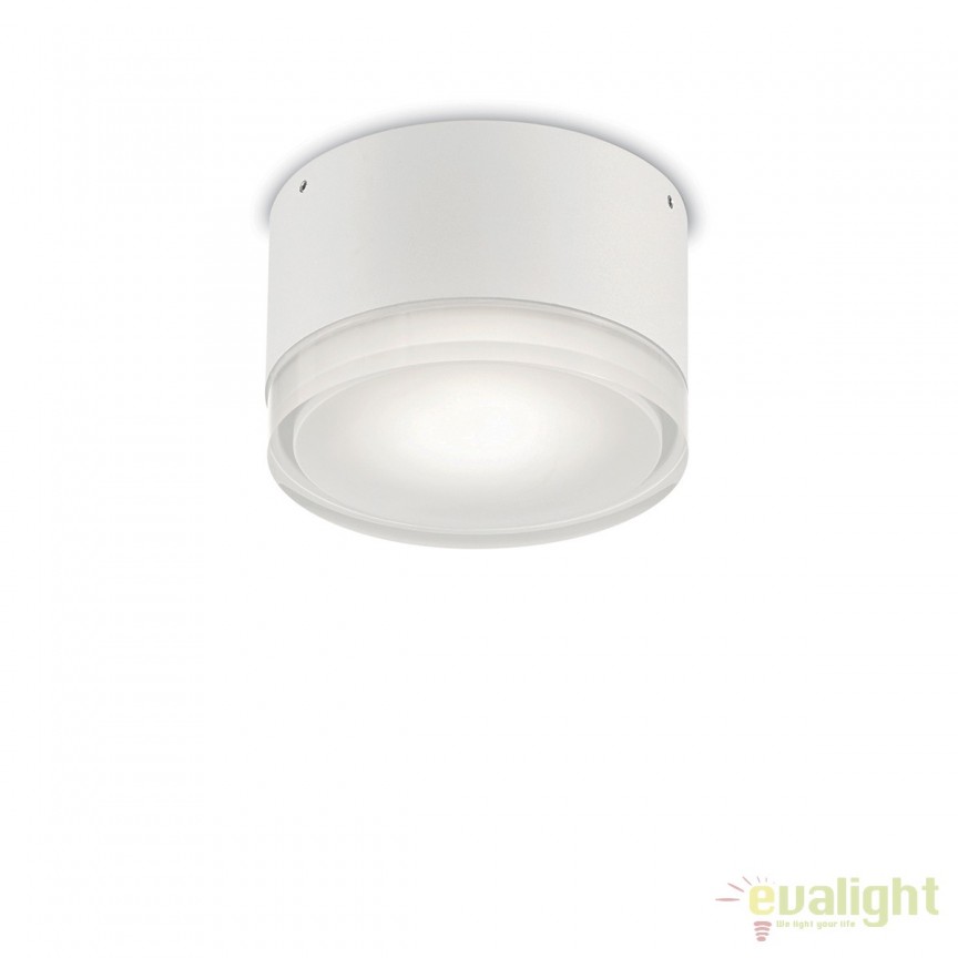 Aplica / Plafoniera de exterior stil modern minimalist URANO PL1 SMALL alba 168036, Aplice de exterior moderne, LED⭐ lampi de perete pentru iluminat exterior terasa casa si gradina.✅Design decorativ!❤️Promotii❗ ➽www.evalight.ro. Alege corpuri de iluminat exterior rezistente la apa tip spoturi aplicate pt perete sau tavan, metalice, abajur din sticla cu decor ornamental, bec LED si lumina ambientala, ieftine si de lux, calitate deosebita la cel mai bun pret. a