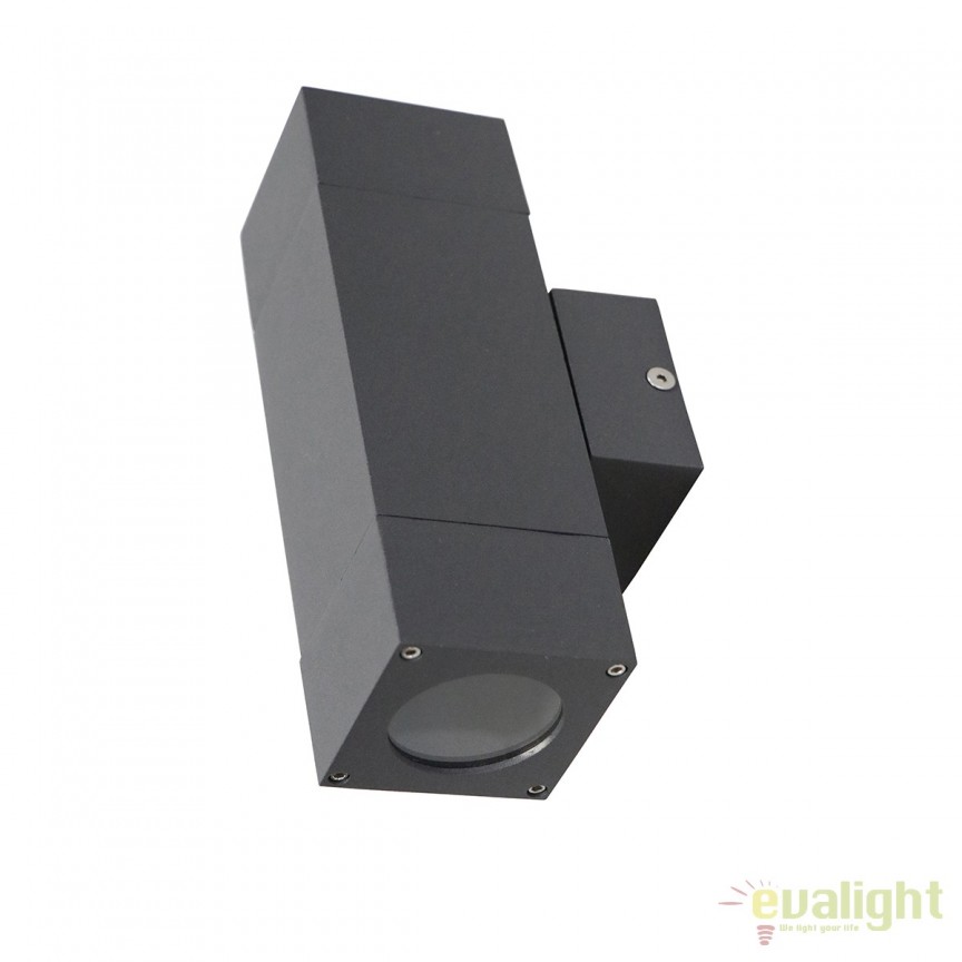 Aplica LED iluminat exterior IP65 KOPYO II gri 112276 SU, Corpuri de iluminat exterior⭐ modele rustice, clasice, moderne pentru gradina, terasa, curte si alei.✅Design decorativ unic!❤️Promotii lampi❗ ➽www.evalight.ro. a