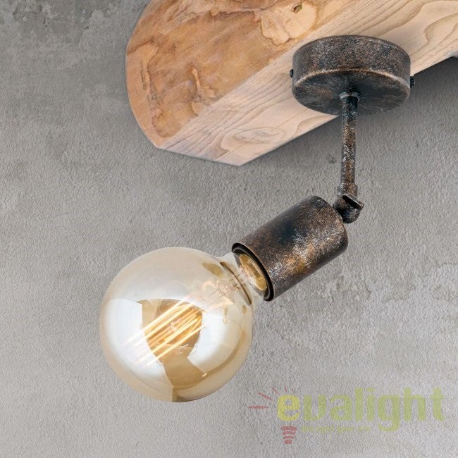 Lustra aplicata design retro Vintage DL 7-626/1 Vintage OR, Aplice rustice, lemn⭐ modele de perete pentru iluminat interior.✅Design decorativ în stil rustic!❤️Promotii lampi❗ ➽www.evalight.ro. Alege corpuri de iluminat rustice de tip aplica de perete sau tavan pentru casa, ieftine si de lux, calitate la cel mai bun pret. a