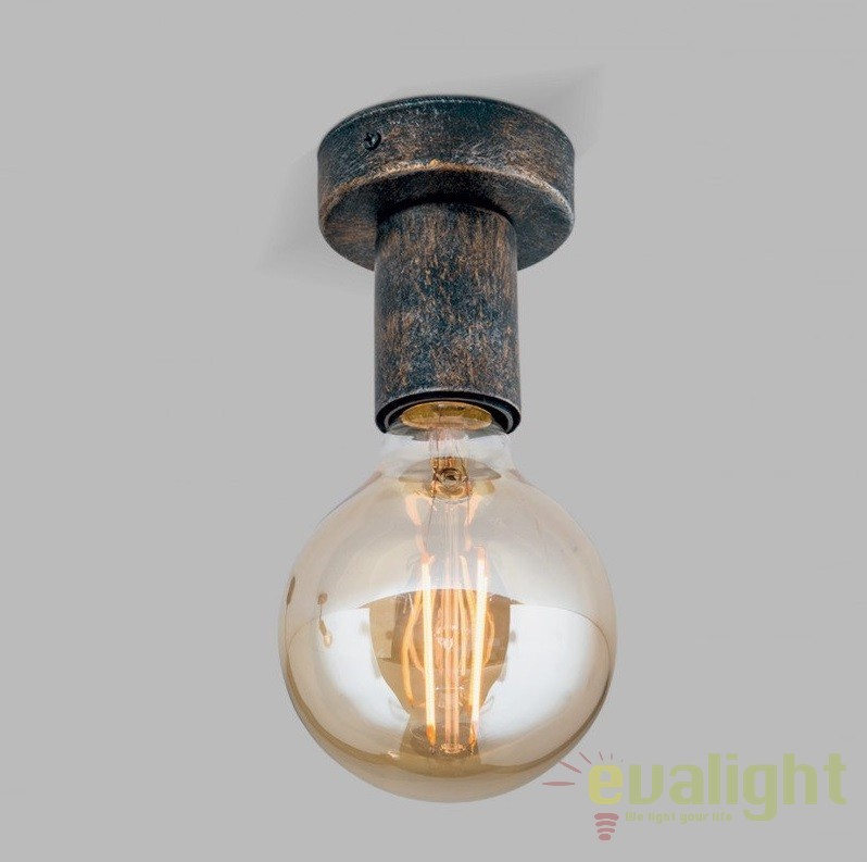 Lustra aplicata/ Plafoniera design retro Vintage DL 7-625/1 Vintage OR, Corpuri de iluminat interior, moderne⭐ modele lustre interior pentru living, dormitor, bucatarie, baie.✅DeSiGn decorativ de lux!❤️Promotii lampi❗ ➽www.evalight.ro. Alege Corpuri de iluminat interior elegante in stil modern, suspendate sau aplicate de tavan si perete, ieftine de calitate deosebita la cel mai bun pret.
 a