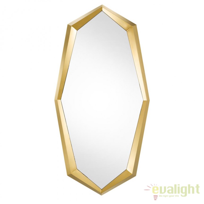 Oglinda decorativa design LUX Narcissus auriu 112695 HZ, Oglinzi decorative de perete⭐ modele moderne pentru living, dormitor sau hol.✅DeSiGn elegant de lux!❤️Promotii decoratiuni cu oglinzi❗ ➽ www.evalight.ro. Alege oglinzi elegante mari potrivite pt camera, de podea in dresing sau de perete, mobila, baie, rama din metal sau lemn, ieftine de calitate deosebita la cel mai bun pret. a