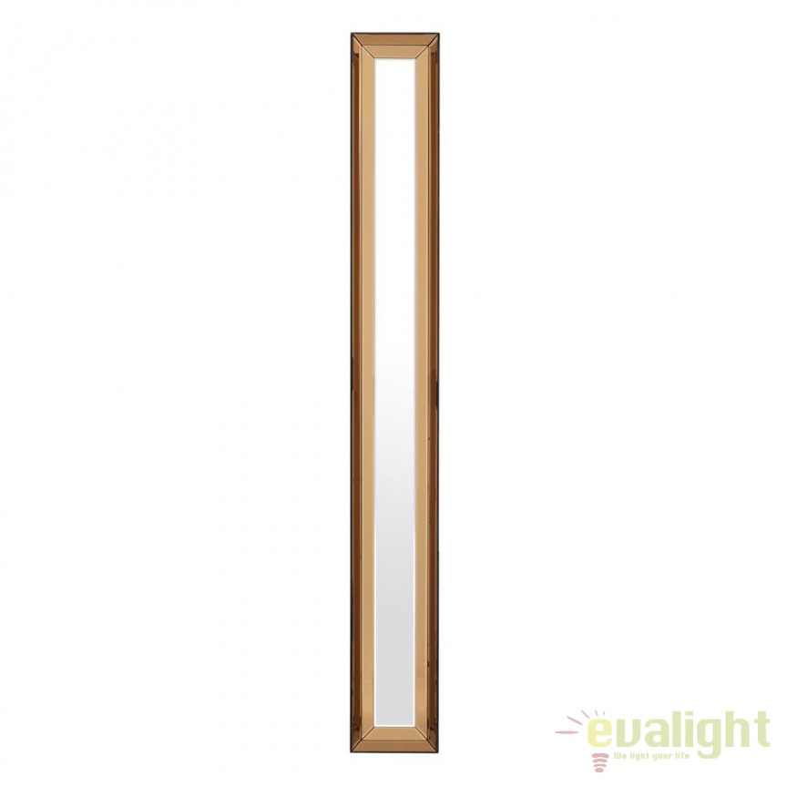 Oglinda decorativa design clasic Slim chihlimbar 112599 HZ, Oglinzi decorative de perete⭐ modele moderne pentru living, dormitor sau hol.✅DeSiGn elegant de lux!❤️Promotii decoratiuni cu oglinzi❗ ➽ www.evalight.ro. Alege oglinzi elegante mari potrivite pt camera, de podea in dresing sau de perete, mobila, baie, rama din metal sau lemn, ieftine de calitate deosebita la cel mai bun pret. a