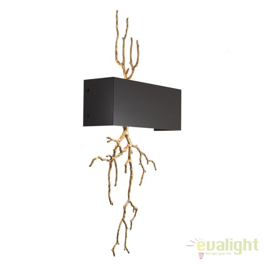 Aplica LUX design elegant Sorento alama/ negru 112636 HZ, Corpuri de iluminat clasice⭐ modele lustre interior pentru living, dormitor, bucatarie, baie, hol.✅DeSiGn decorativ unic!❤️Promotii lampi❗ ➽www.evalight.ro. Alege Corpuri de iluminat interior elegante in stil clasic, suspendate sau aplicate de tavan si perete, decorate traditional, industrial, retro sau vintage, pt casa, ieftine si de lux, calitate deosebita la cel mai bun pret. 
 a