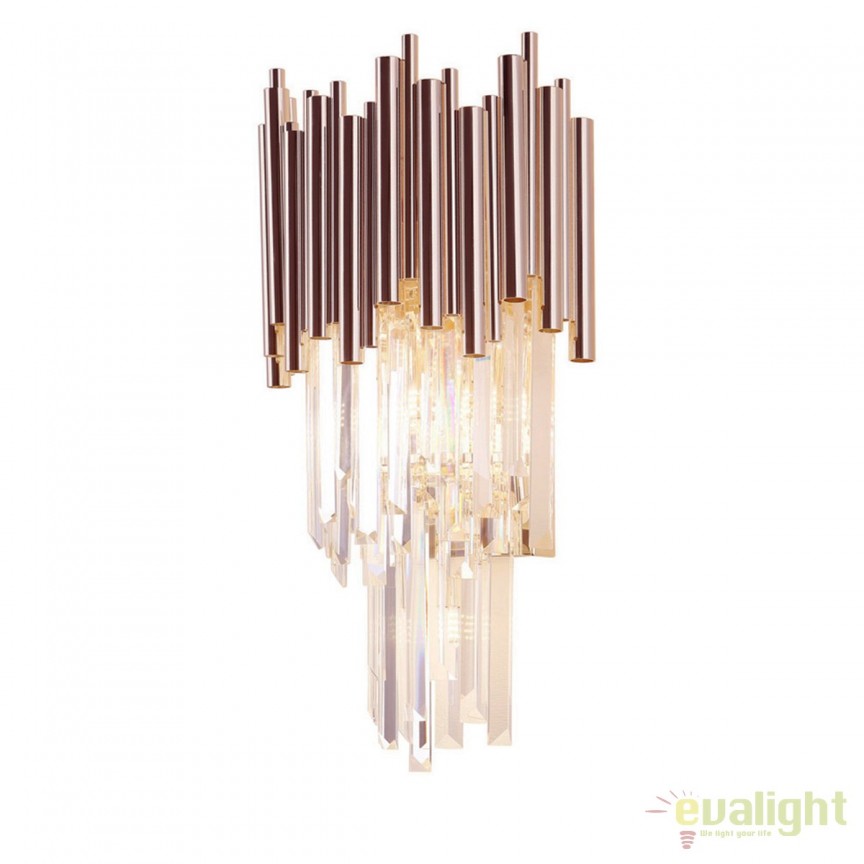 Aplica perete moderna design lux Vogue W0227 MX, Veioze clasice de masa⭐ modele elegante inalte potrivite pentru noptiere dormitor, living, birou.✅DeSiGn decorativ de lux unic!❤️Promotii lampi❗ ➽ www.evalight.ro. Alege oferte la colectile NOI de corpuri de iluminat interior tip veioze cu picior inalt pt citit cu reader LED, aspect vintage deosebit, abajur din material textil, cristal, sticla, lemn, metalic, ceramica cu flori, ieftine de calitate la cel mai bun pret. a