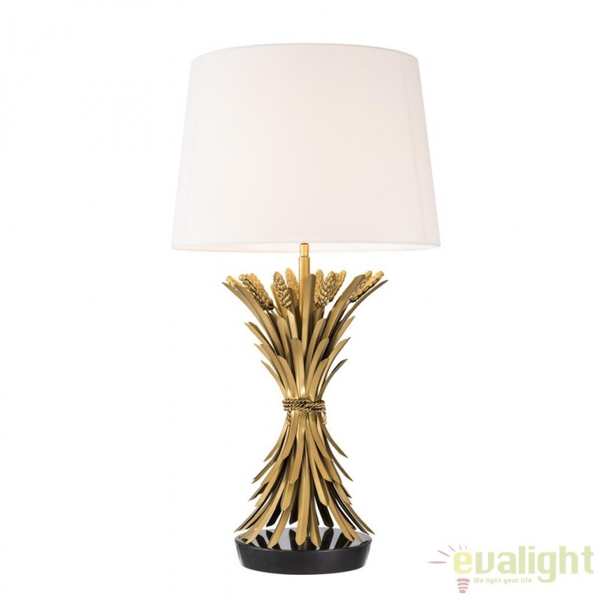 Veioza eleganta design LUX Bonheur 112619 HZ, Veioze clasice de masa⭐ modele elegante inalte potrivite pentru noptiere dormitor, living, birou.✅DeSiGn decorativ de lux unic!❤️Promotii lampi❗ ➽ www.evalight.ro. Alege oferte la colectile NOI de corpuri de iluminat interior tip veioze cu picior inalt pt citit cu reader LED, aspect vintage deosebit, abajur din material textil, cristal, sticla, lemn, metalic, ceramica cu flori, ieftine de calitate la cel mai bun pret. a